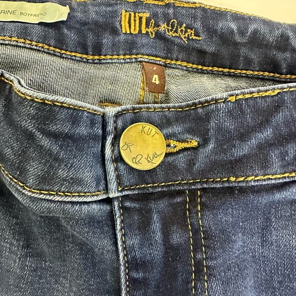 Kut from the Kloth Catherine Boyfriend Jeans - Size 4 Medium Wash Denim - Picture 6 of 10